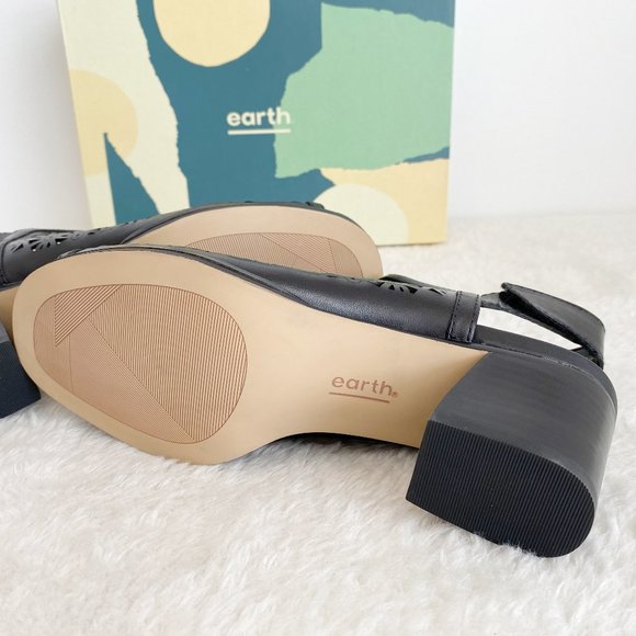 earth shoes Women's Murano Mist, Black Leather, Size 8 - Picture 9 of 10